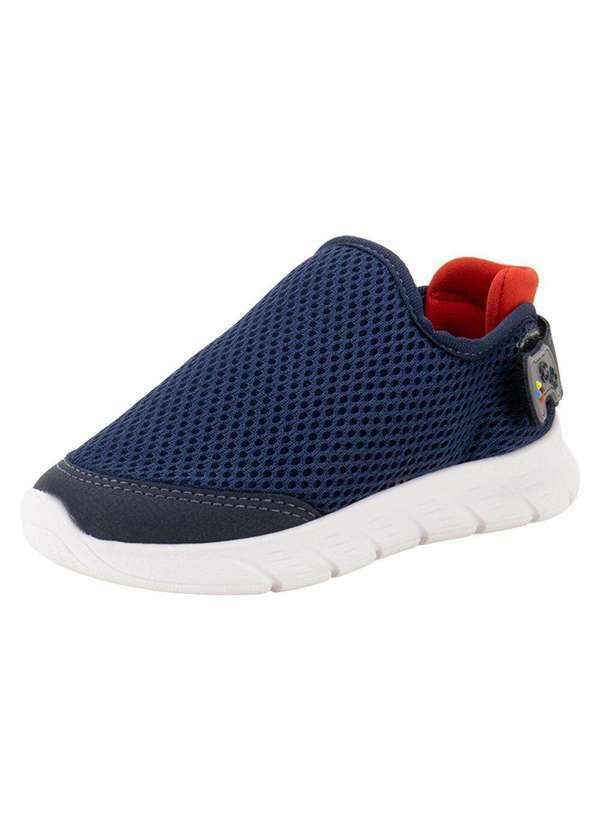 Vista 2 Tênis Infantil Slip On Molekinho 2147143 - Marinho MOLEKINHO