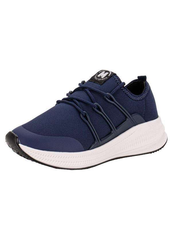 Vista 2 Tênis Infantil Slip On Molekinho 2841227 - Marinho MOLEKINHO