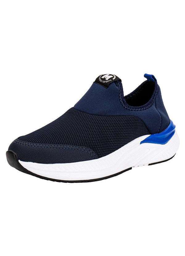 Vista 2 Tênis Infantil Slip On Molekinho 2871101 - Marinho MOLEKINHO