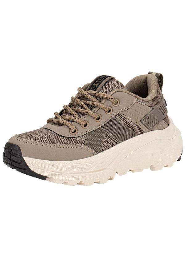 Vista 2 Tênis Infantil Stones 2 Ollie 800 Taupe Ollie