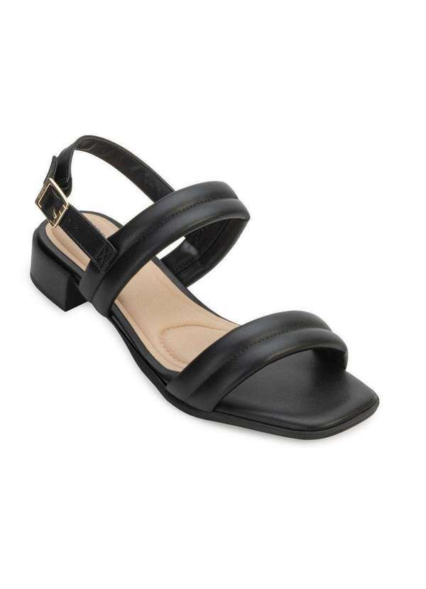 Sandália Modare Md24-71691 Preto/Bege