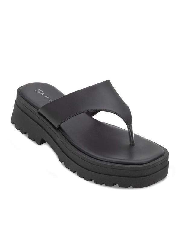 Sandália Plataforma Ramarim Rm24-23382 Preto