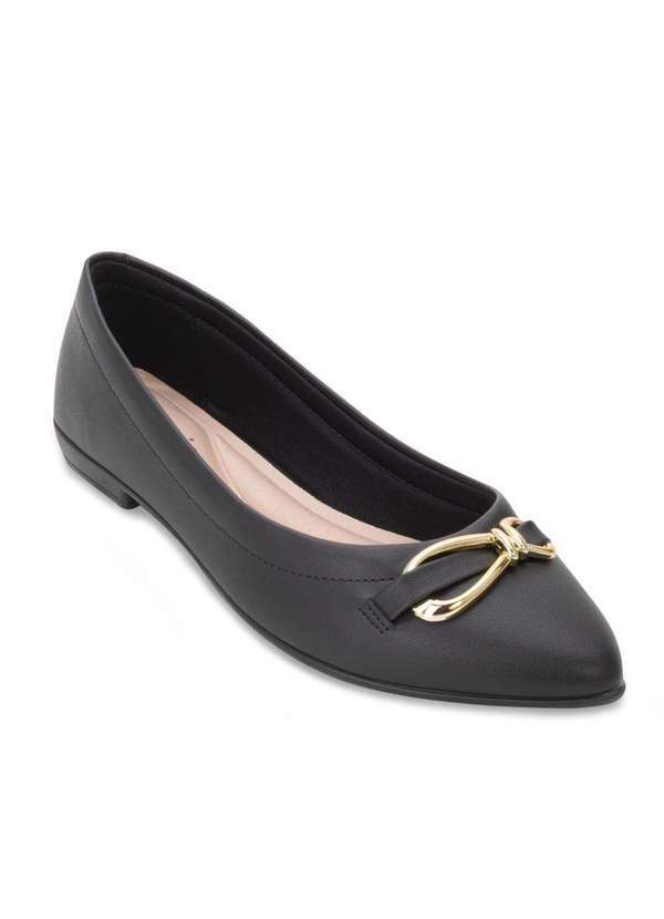 Sapatilha Beira Rio Br25-41361 Preto/Dourado