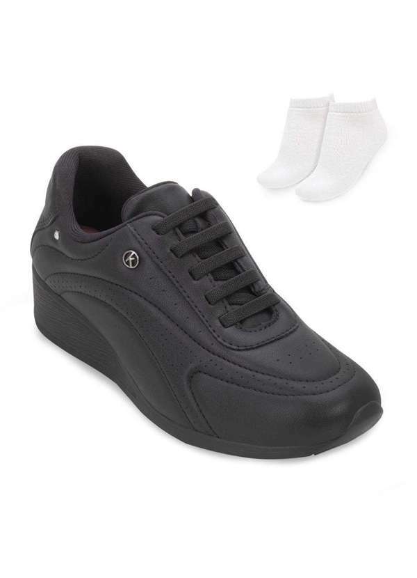 Tênis Kolosh Upper Casual e Meia Kl23-C1811 Preto