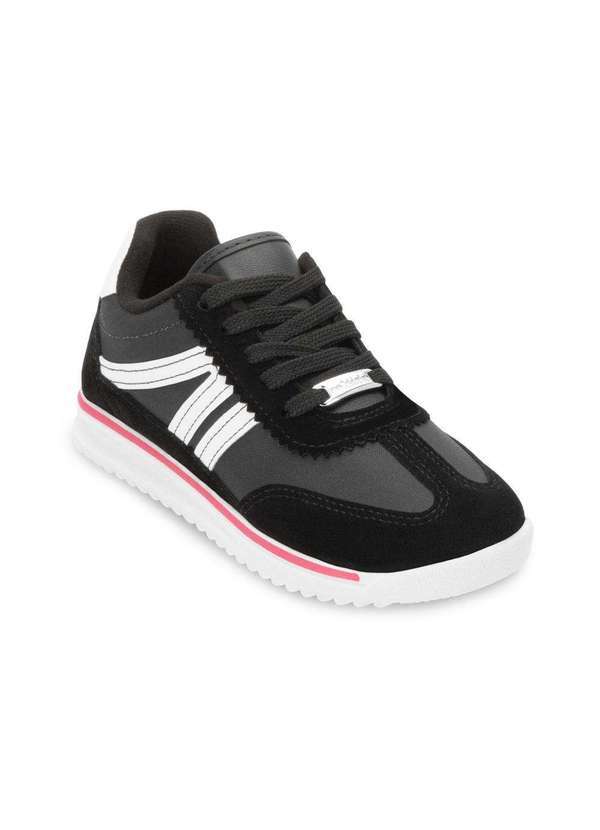 Tênis Casual Molekinha Mk25-25832 Preto/Branco