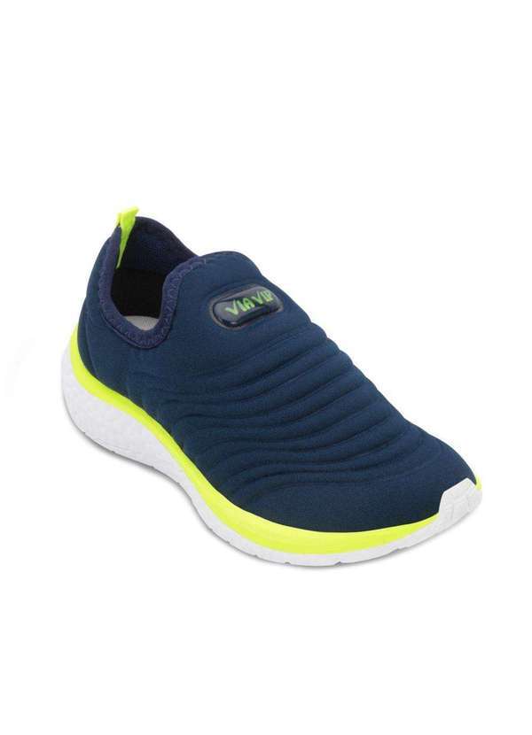 Tênis Iate Via Vip Infantil Vv24-Vv9503 Marinho/Verde