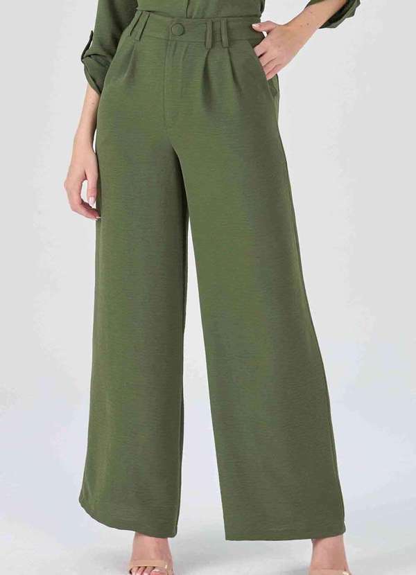 Calca Pks Wide Leg Verde