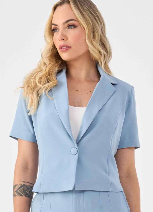 Blazer Pks Alfaiataria Azul