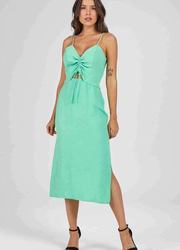 Vestido Midi Pks Verde