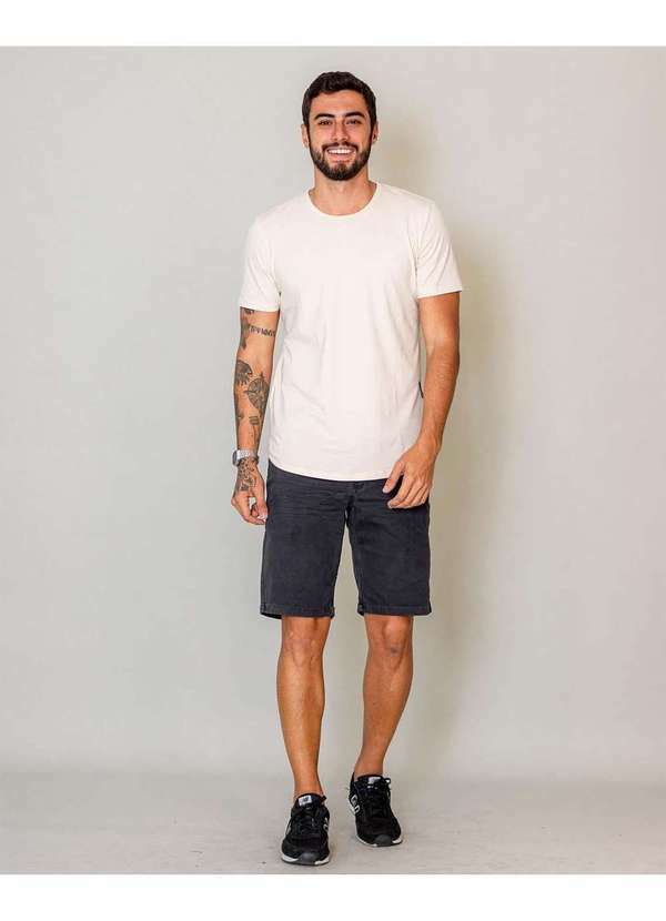 Bermuda Masculina Colors Linha Man Style Cinza