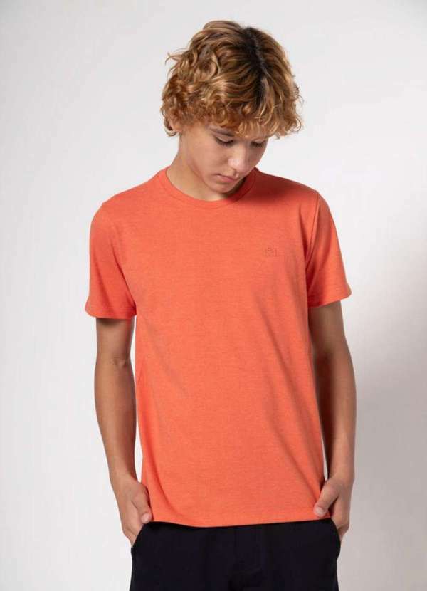 Camiseta Creative Logo Relevo Banana Danger Laranja