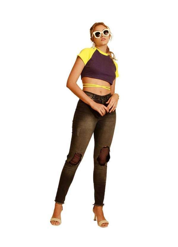 Calça Feminina Jeans com Elastano Skinny Razon Jeans - Jeans