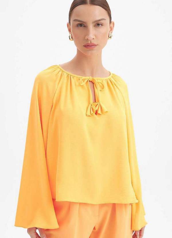 Blusa Bata Maga Longa A0063