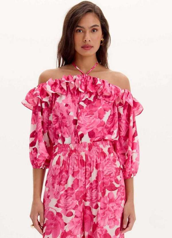 Blusa Frente Única Estampada A1776