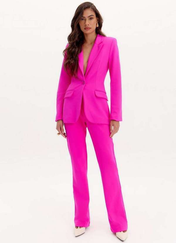 Calça Flare Bolsos Embutidos A1662