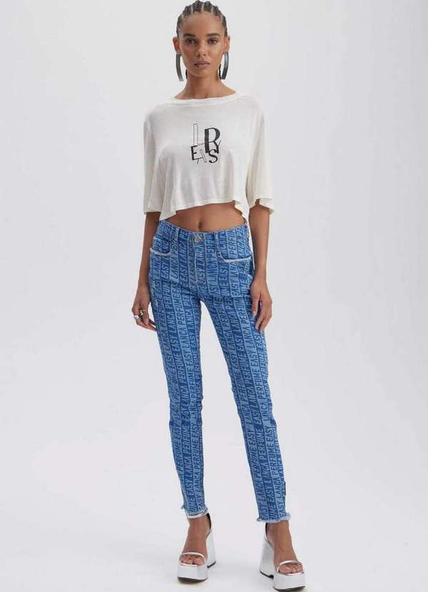 Calça Jeans Skinny High A0004