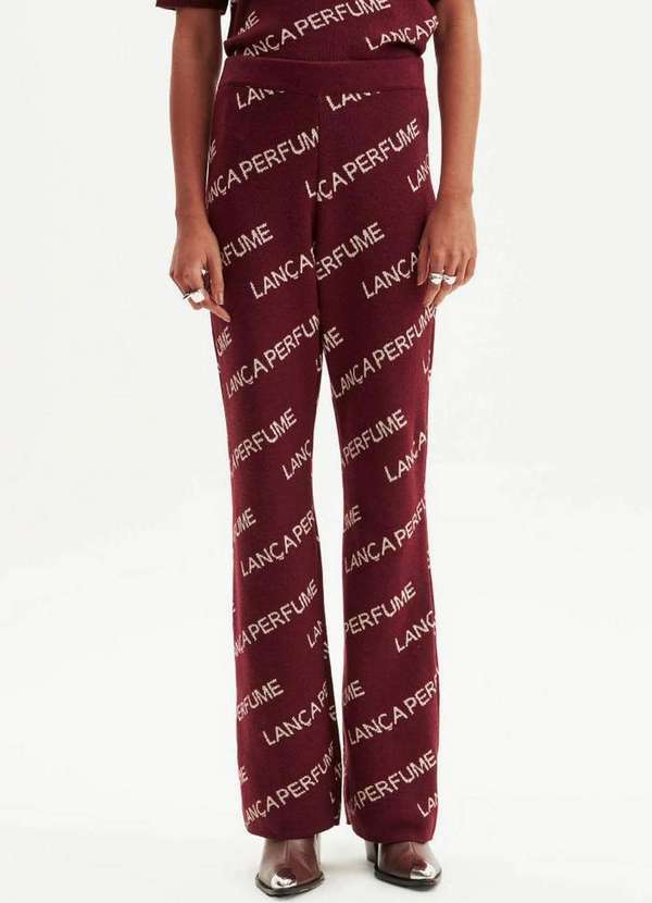 Calça Tricot Flare A1337