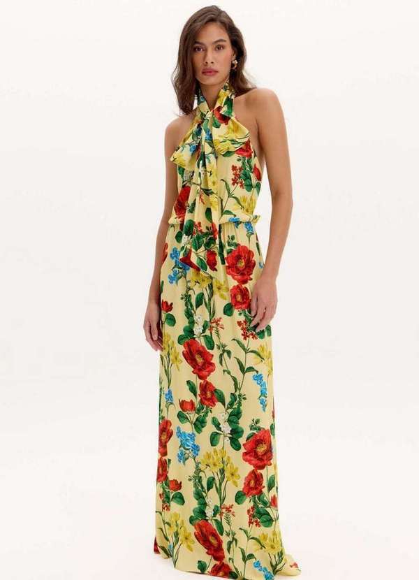 Vestido Frente Única Floral A1817