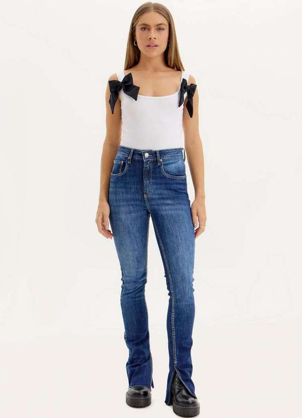 Calça Boot Cut Jeans A0004