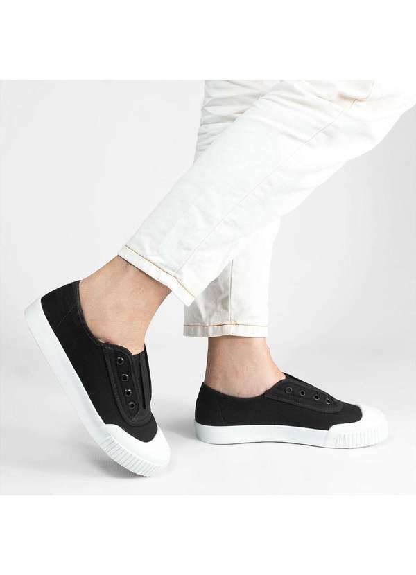 Tenis Lona sem Cadarco Berenice Preto