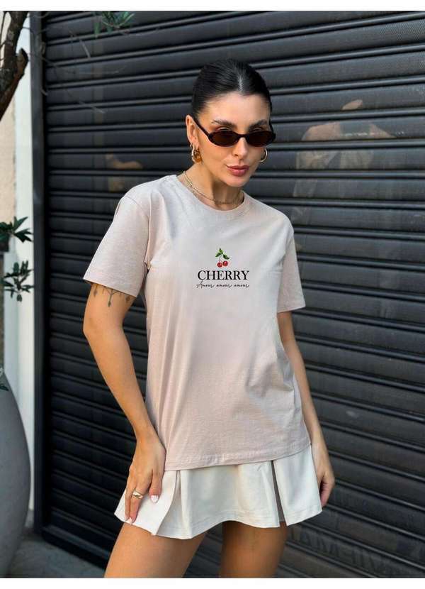 Camiseta Feminina Chocolate Cherry - Chocolate
