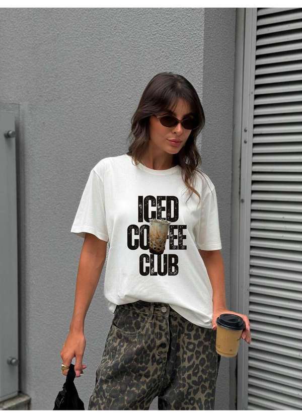 Camiseta Feminina Off Iced Coffee Club - Off