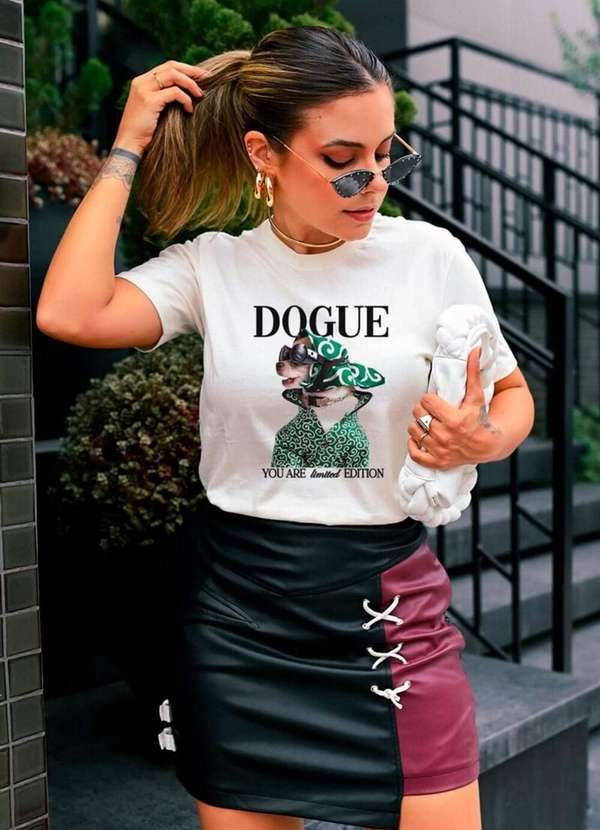 Camiseta Feminina Off Dogue - Off