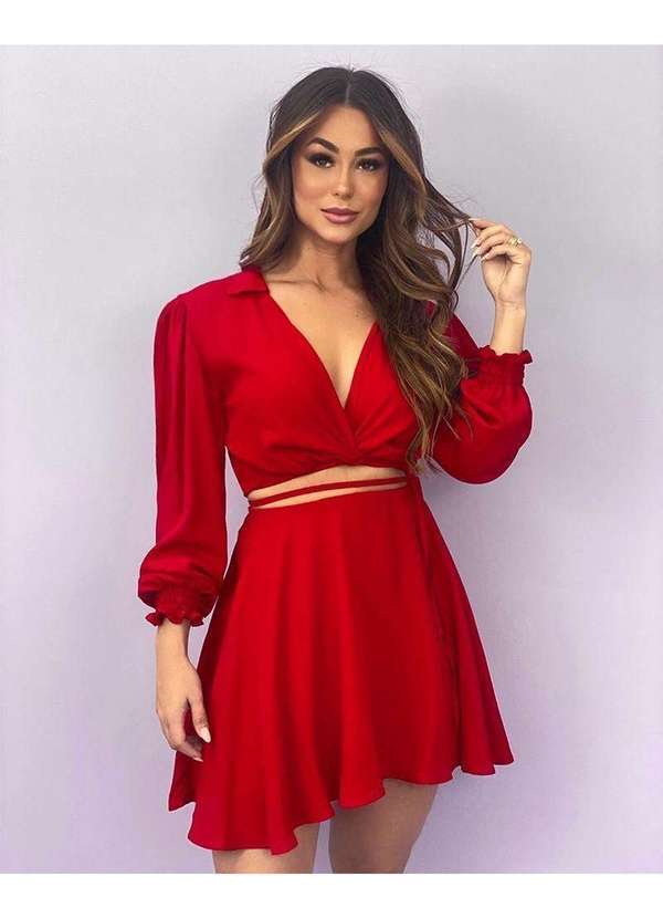 Cropped Jaqueline Vermelho