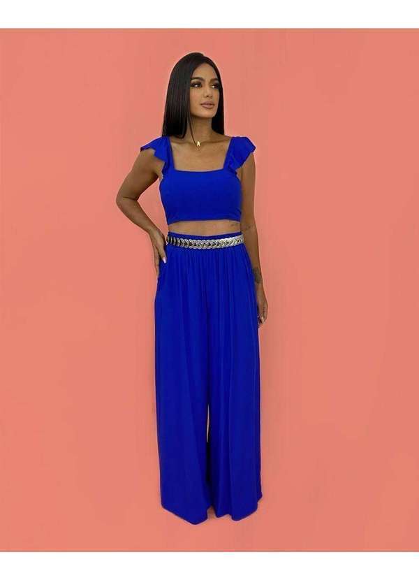 Cropped Samira Azul