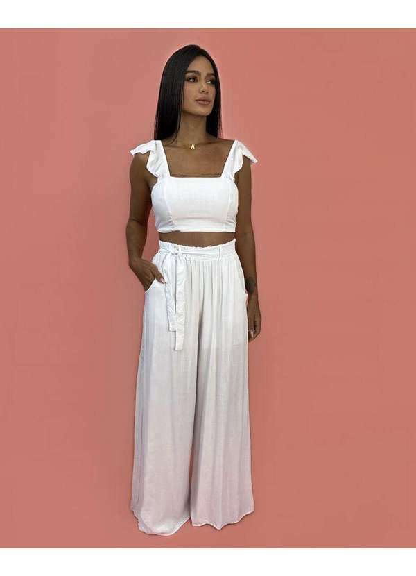 Calça Pantalona Branco