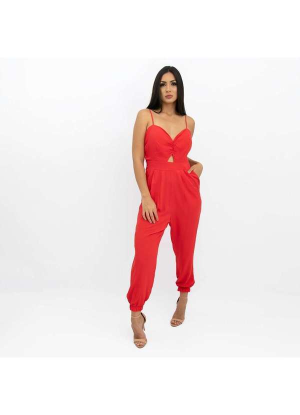 Macacão Cristina Vermelho