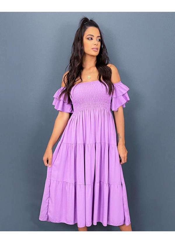 Vestido Ana Paula Roxo