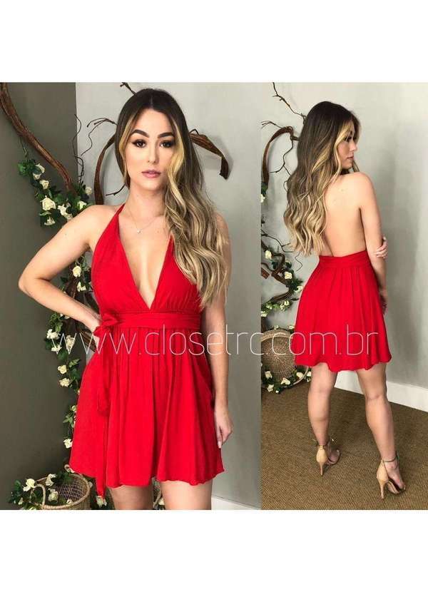 Vestido Bruna Vermelho