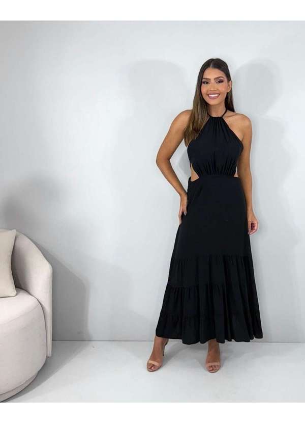 Vestido Estefane Preto