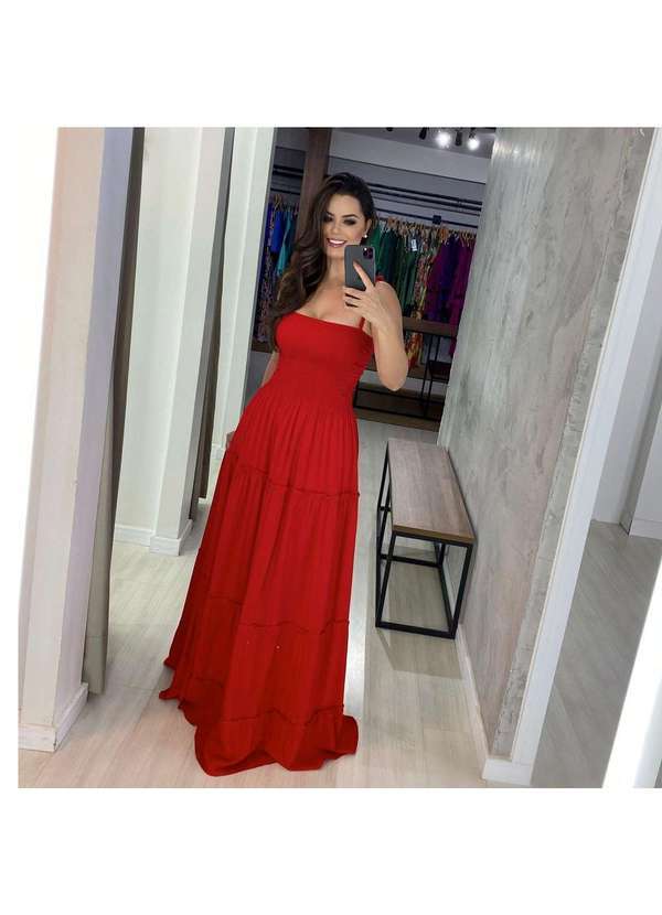 Vestido Gabriela Vermelho