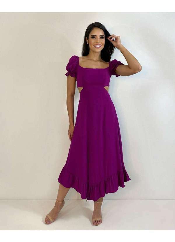 Vestido Jasmin Roxo