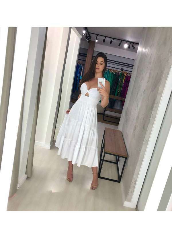 Vestido Jéssica Midi Branco