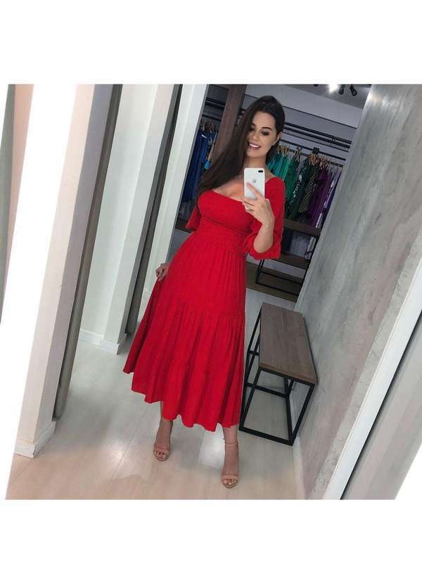Vestido Juliana Vermelho