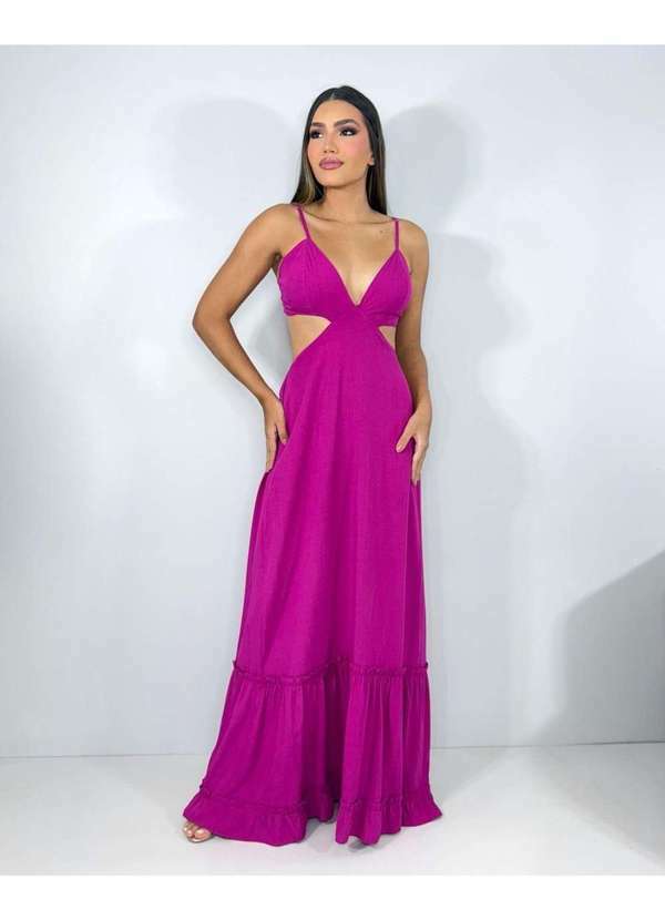 Vestido Launa Rosa