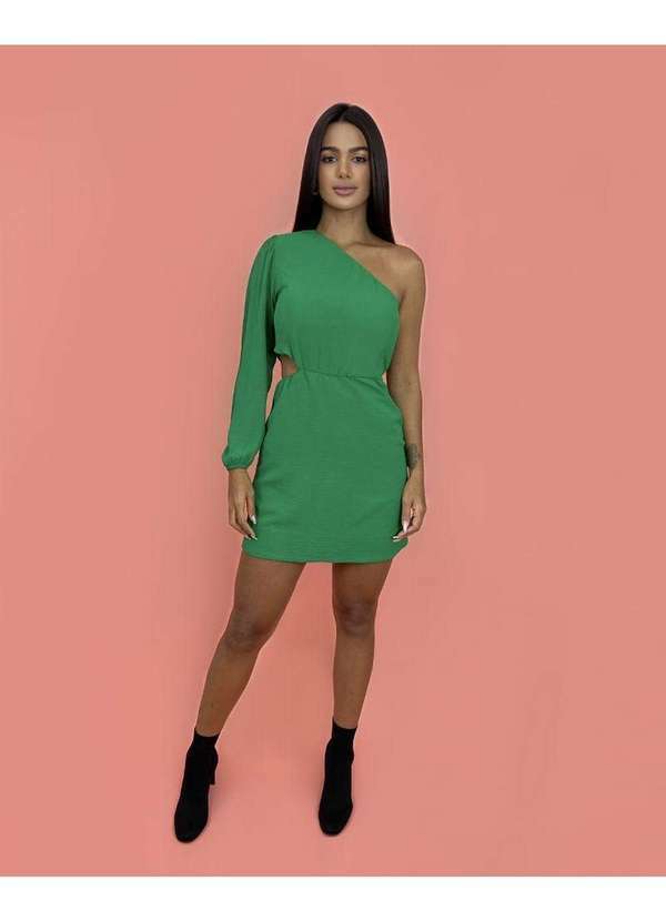 Vestido Luna em Duna Verde