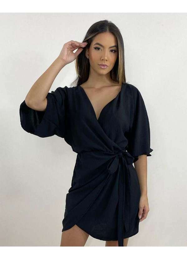 Vestido Maristela Preto