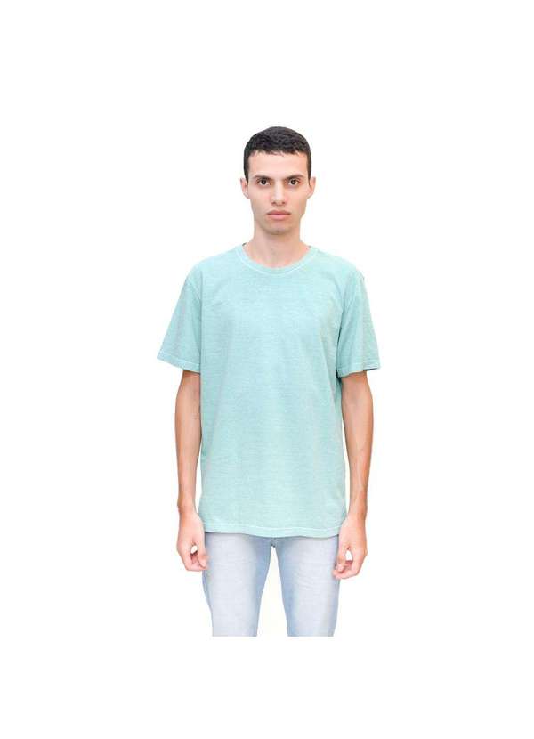 Sandro Moscoloni - Camiseta basic polo state algodão verde Água eston
