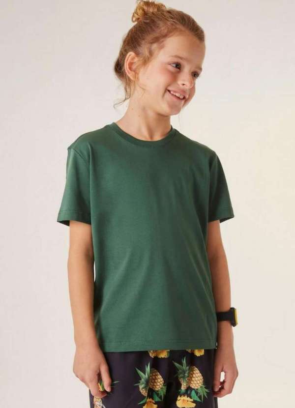 Camiseta Mini Pf Pima Cores Reserva Mini Verde