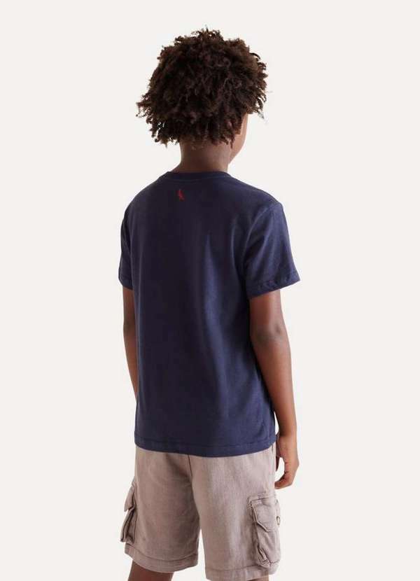 

Camiseta Mini Sm Estampa Dino Toy Azul