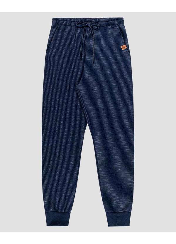 Calça Infantil Menino em Moletom Flamê Azul