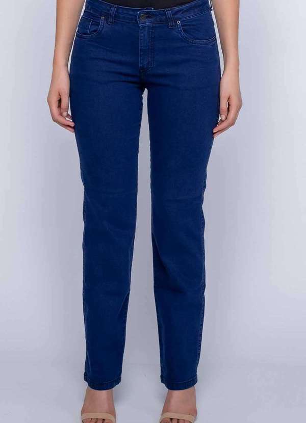 Calça Reta Almaria Plus Size Shyros Jeans Jeans-Es