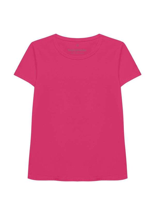 Camiseta Babylook Algodão Premium Pink