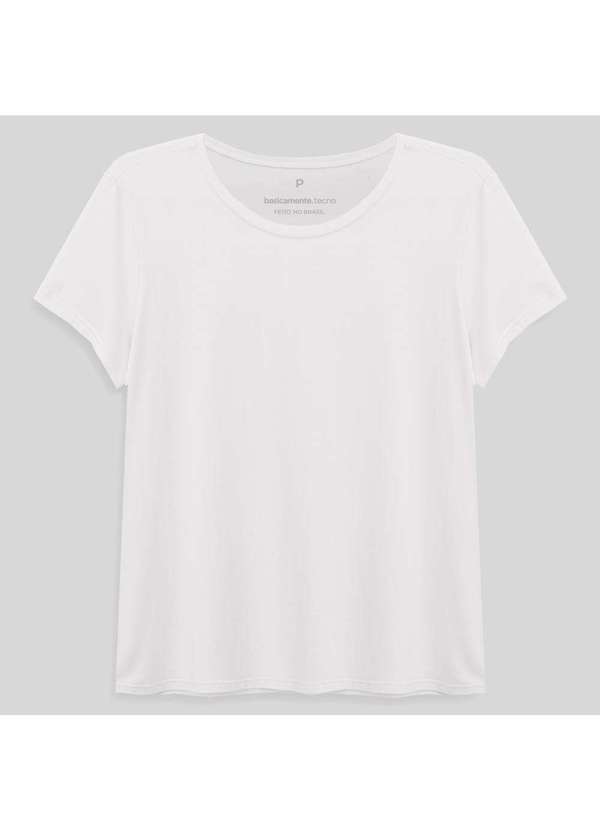 Tech T-Shirt Modal Feminina Branco