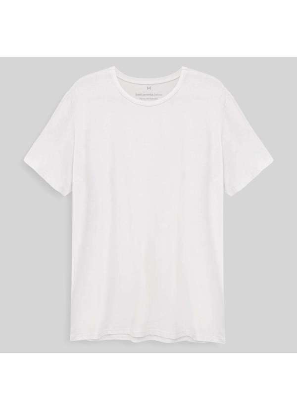 Tech T-Shirt Modal Masculina Branco