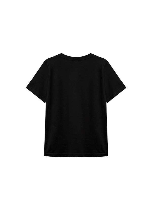 

Camiseta Tradicional Infantil Gola C Preto
